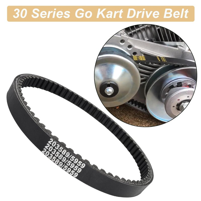 Jiayan 30 Series Go Kart Drive Belt KT196 Go Kart Torque Converter Drive Belt Replacement for Manco 5959, Comet 203589, Murray 12-8487(5Pcs) - Image 3